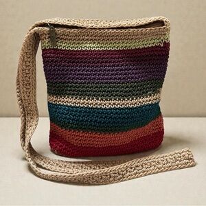 The Sak Multicolored Knit Crossbody Bag